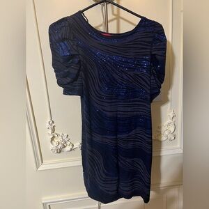 John Zack glitter dress